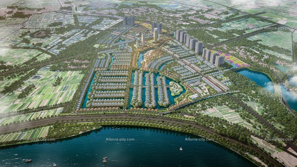 Công viên ven sông Hồng tại Alluvia City: Không gian thư giãn lý tưởng 2 phoi-canh-alluvia-city-van-giang-hung-yen-phat-trien-boi-xuan-cau-holdings (3)