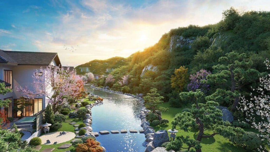 Biệt thự song lập Alluvia City - Phong Cách Sống Hiện Đại Bên Dòng Sông Hồng 5 Phân khu sinh thái