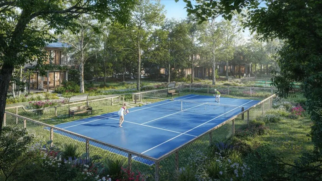 Khu thể thao đa năng: Sống khỏe mỗi ngày với sân tennis, bể bơi và phòng gym đẳng cấp.