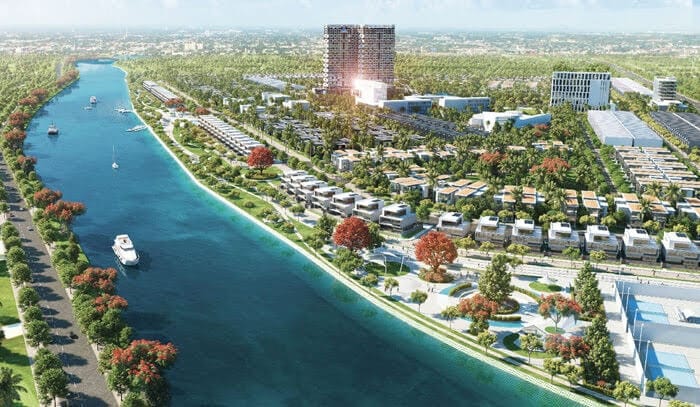 Tiện ích dự án 3 Công viên ven sông Hồng: Dạo bước bên sông Hồng thơ mộng, tận hưởng không gian xanh mát ven sông.