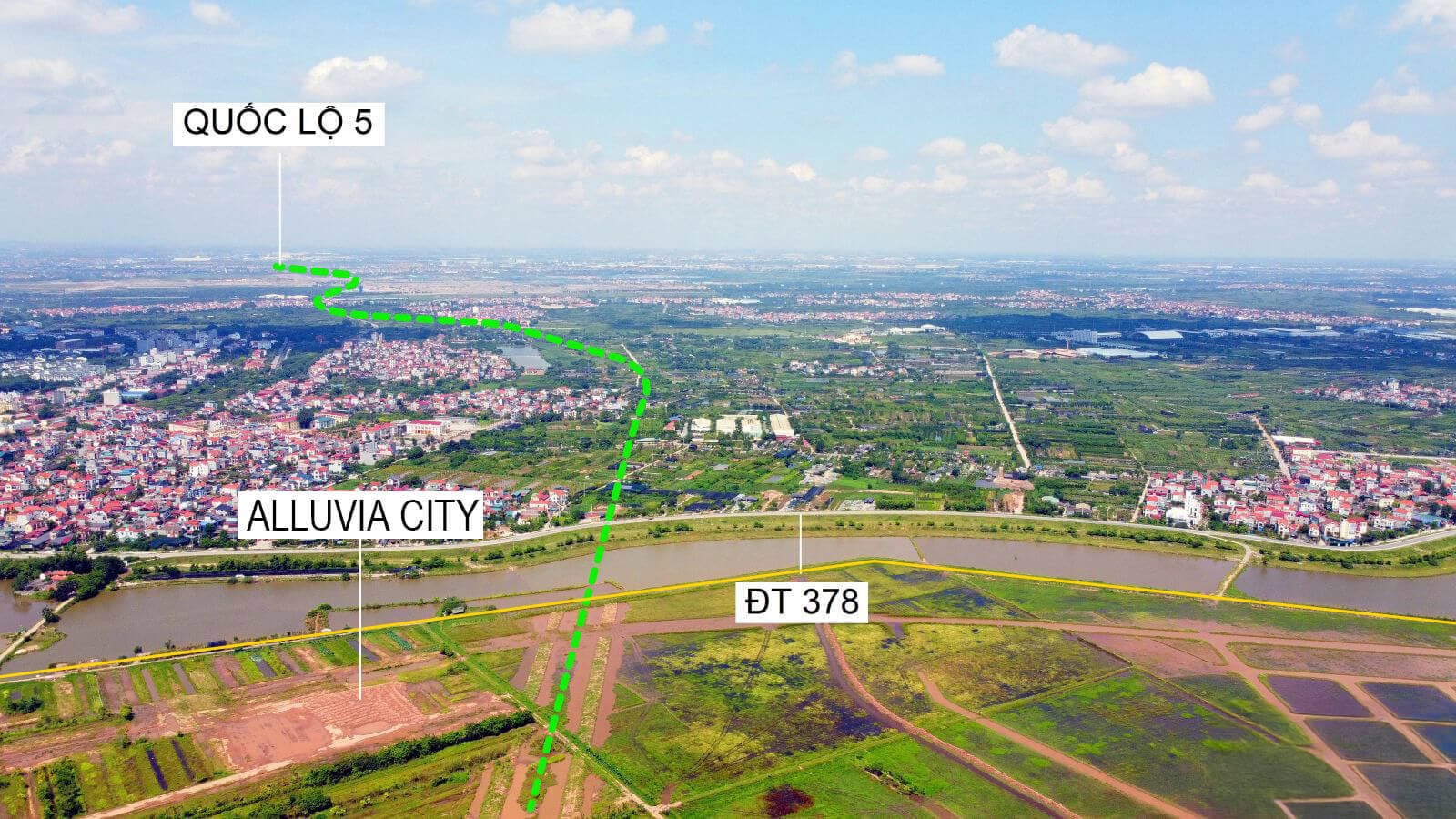 Vị Trí Vàng Của Alluvia City Văn Giang: Gần Hà Nội, Xa Ồn Ào 2 Bên kia dự án Alluvia City là xã Vạn Phúc - Thanh Trì - HN