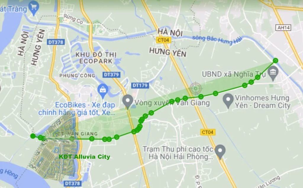 Vành đai 3.5 - Tuyến giao thông huyết mạch tại Alluvia City 3 Vành đai 3.5 cắt ngang dự án Alluvia City