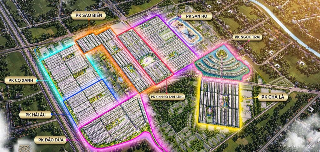 So sánh Alluvia City và Vinhomes Ocean Park 2: Lựa chọn nào phù hợp cho bạn? 4 Phối cảnh đại đô thị Vinhomes Ocean Park 2 The Empire