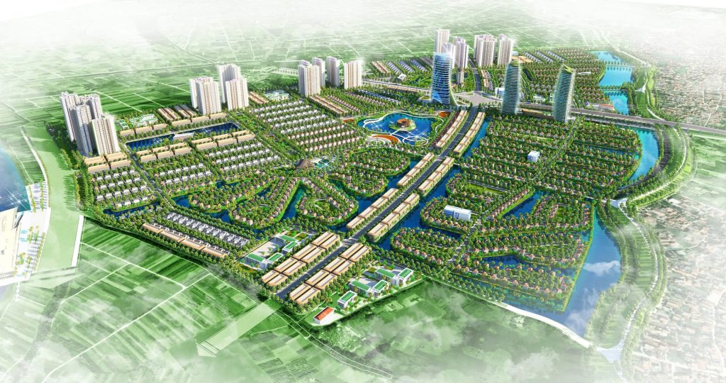 Alluvia City Văn Giang 2 Phối cảnh tổng thể dự án Alluvia City - Phát triển bởi Xuân Cầu Holdings