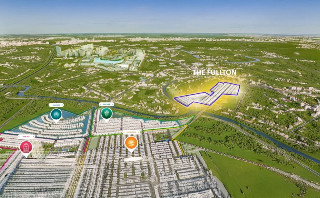 The Fullton Vinhomes Ocean Park 3 - Chủ đầu tư Capitaland 3 The Fullton tọa lạc tại vị trí đắc địa trong đại đô thị Ocean Park 3