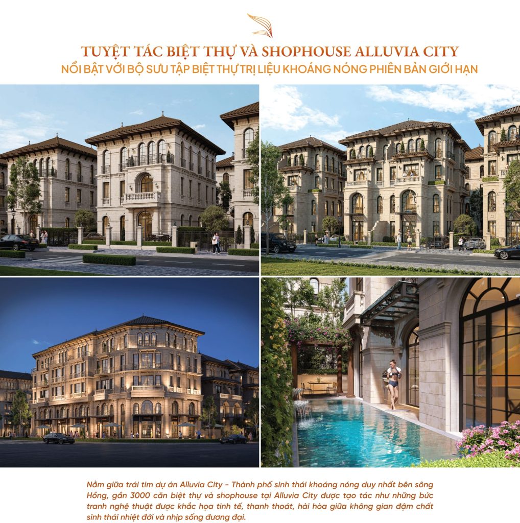 Alluvia Sunshine Grand City – Chủ đầu tư SunShine Group 6 Tuyệt tác biệt thự và Shophouse tại Alluvia Sunshine Grand City