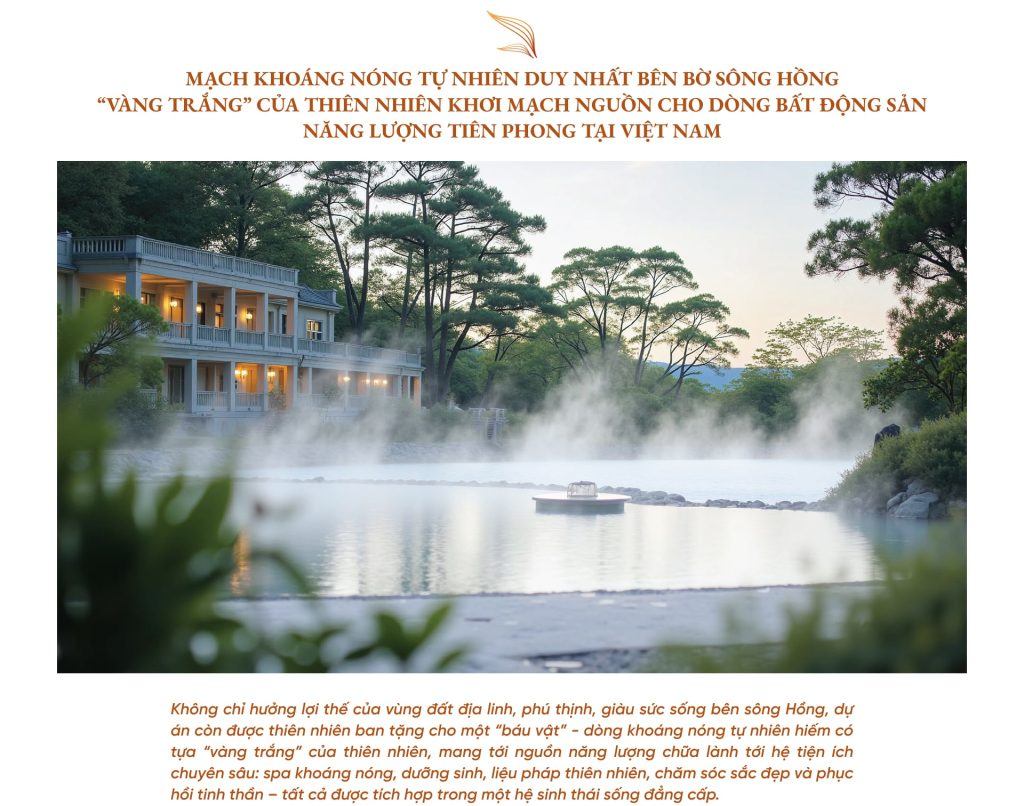 Alluvia Sunshine Grand City – Chủ đầu tư SunShine Group 8 Mạch khoáng nóng tự nhiên duy nhất bên bờ sông Hồng