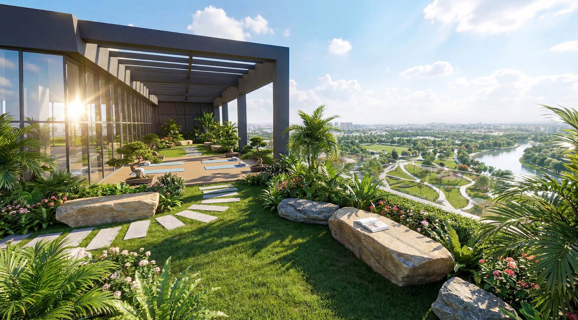 Tại Alumi, thiên nhiên, kiến trúc hiện đại và khoáng nóng chăm sóc sức khỏe hòa quyện, mang đến trải nghiệm thư giãn trọn vẹn giữa lòng đô thị sinh thái