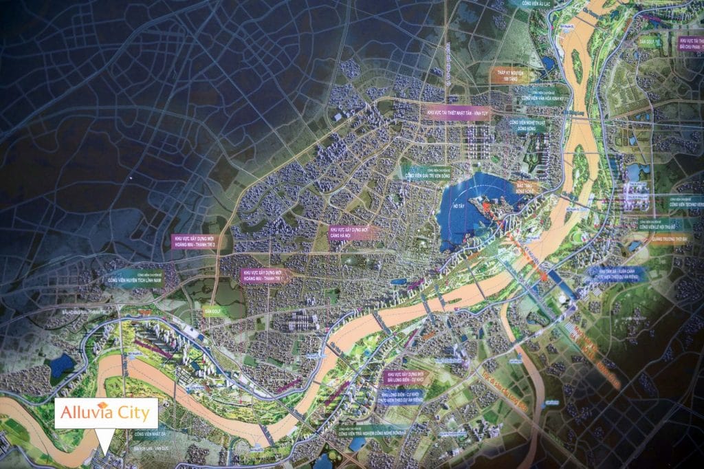 Quy hoạch Trục đại lộ cảnh quan sông Hồng Quy hoạch Trục đại lộ cảnh quan sông Hồng