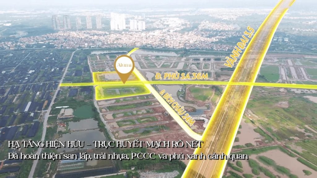 Chung cư Alumi | Căn hộ khoáng nóng cao cấp tại Alluvia City 29 Hạ tầng hiện hữu tại Alumi