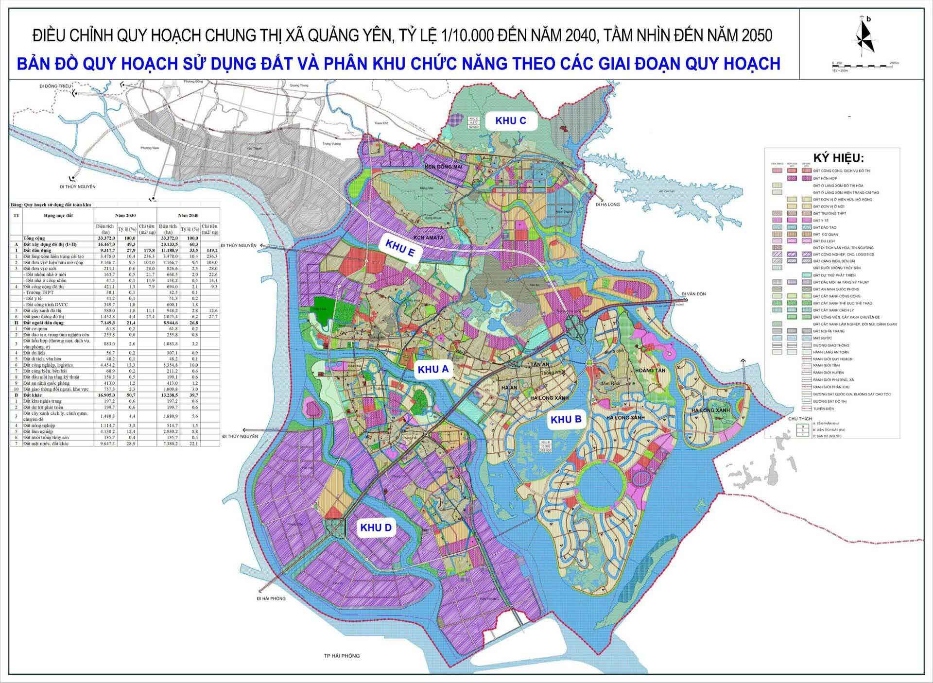 Quy hoạch dự án Vinhomes Hạ Long Xanh