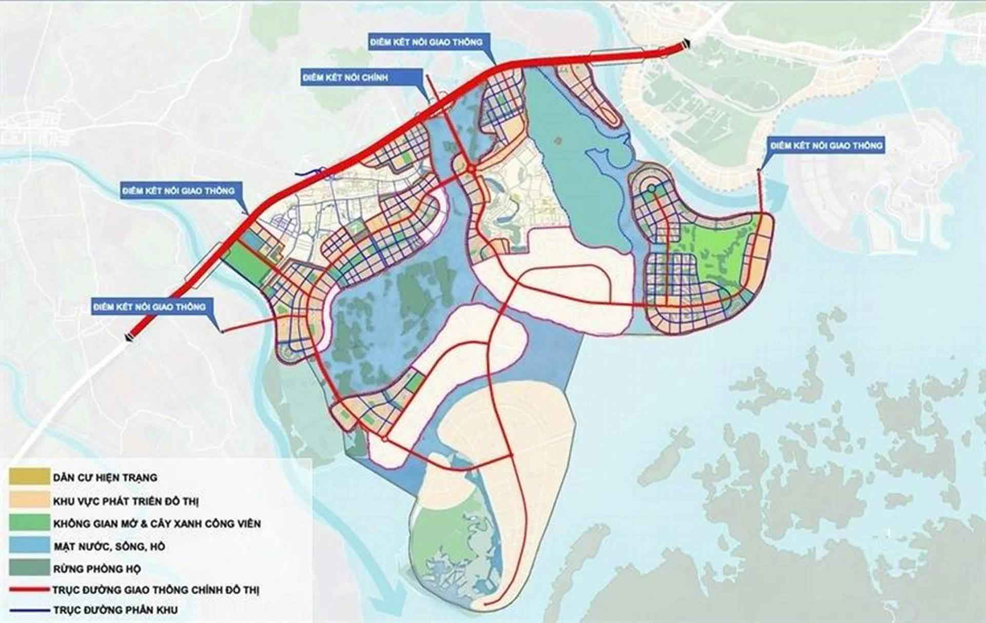 Vị trí dự án Vinhomes Hạ Long Xanh