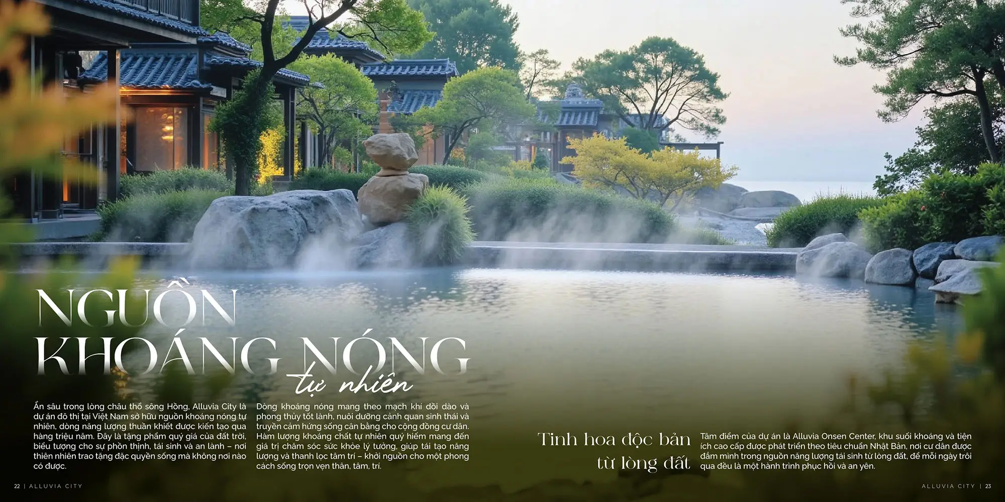 Alluvia City - Nguồn khoáng nóng tự nhiên duy nhất ven sông Hồng