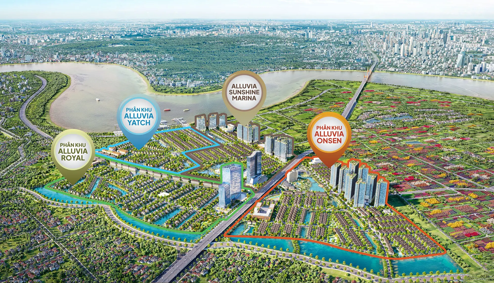 Alluvia City quy hoạch 4 phân khu đẳng cấp: Alluvia Royal, Alluvia Yatch, Alluvia Sunshine Marina và Alluvia Onsen. Alluvia City quy hoạch 4 phân khu đẳng cấp: Alluvia Royal, Alluvia Yatch, Alluvia Sunshine Marina và Alluvia Onsen.Alluvia City quy hoạch 4 phân khu đẳng cấp: Alluvia Royal, Alluvia Yatch, Alluvia Sunshine Marina và Alluvia Onsen.