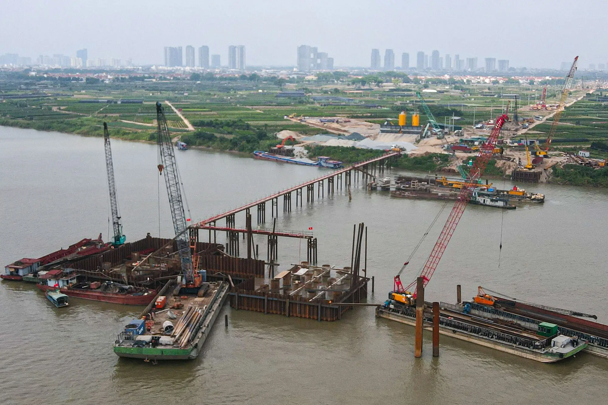 Tiến độ cầu Ngọc Hồi quý 2/2026, dự kiến thông xe vào thời điểm APEC năm 2027