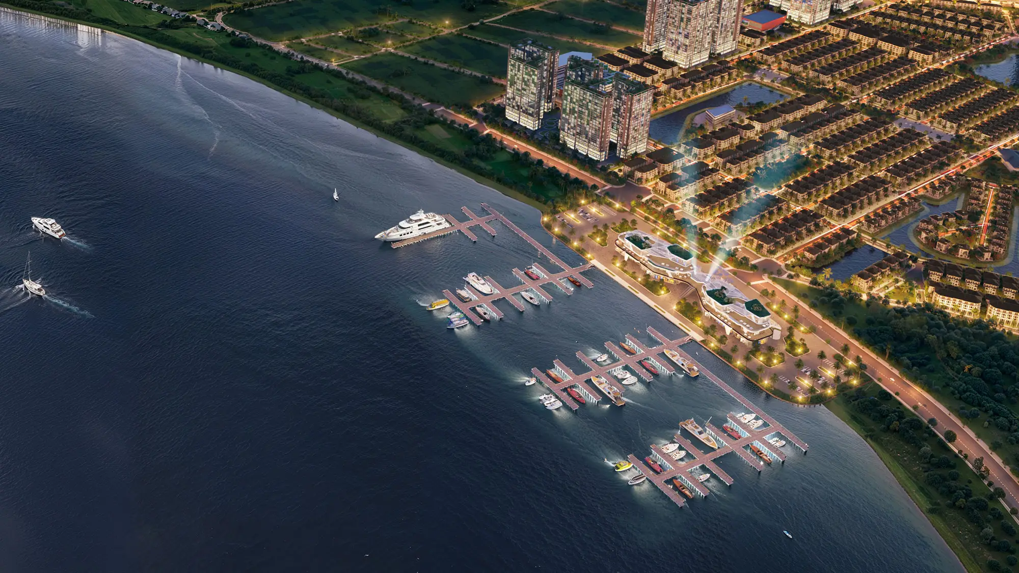 Bến du thuyền tại Alluvia City kiến tạo chuẩn sống thượng lưu ven sông hiếm có phía Đông Hà Nội Bến du thuyền tại Alluvia City kiến tạo chuẩn sống thượng lưu ven sông hiếm có phía Đông Hà Nội.