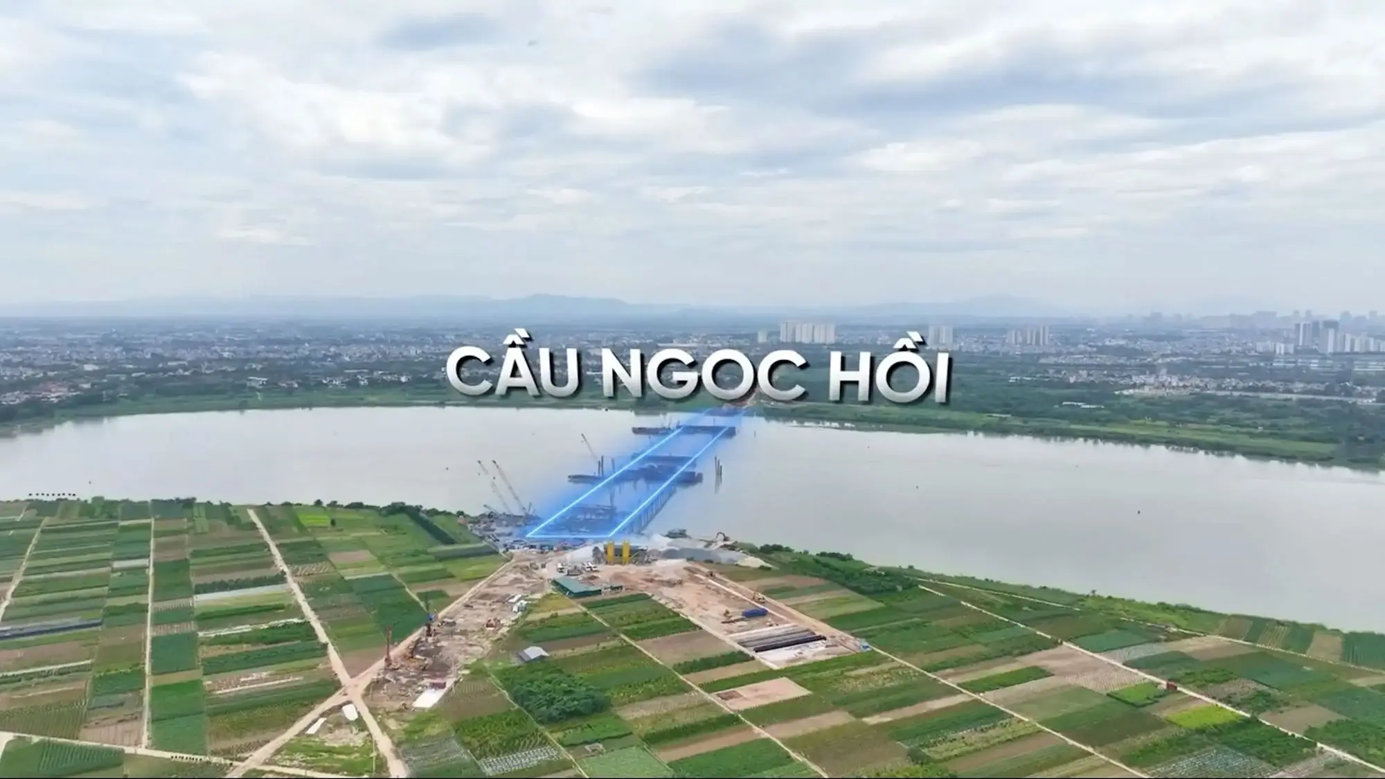 Tiến độ cầu Ngọc Hồi